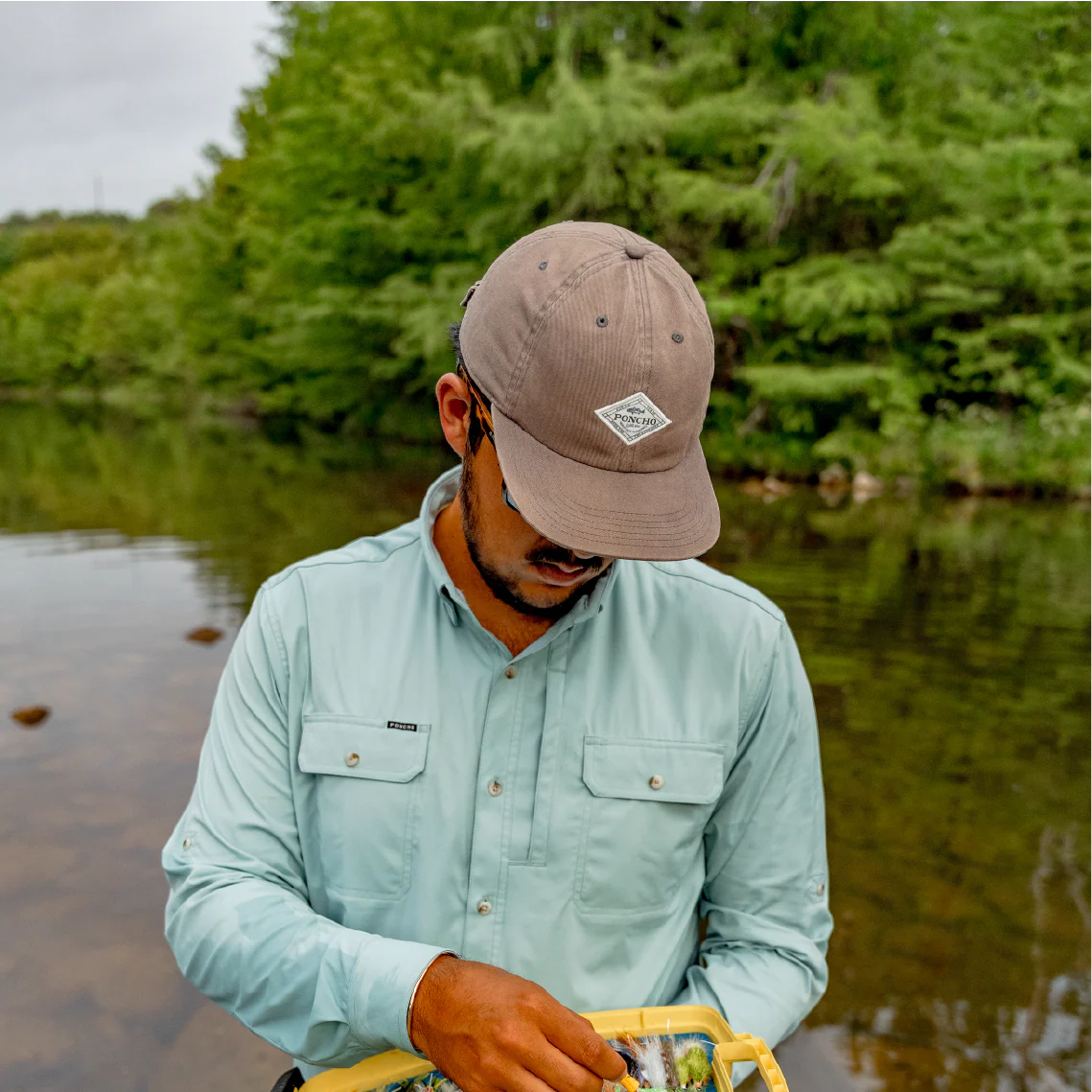 Grey Diamond Patch Hat - Image 7