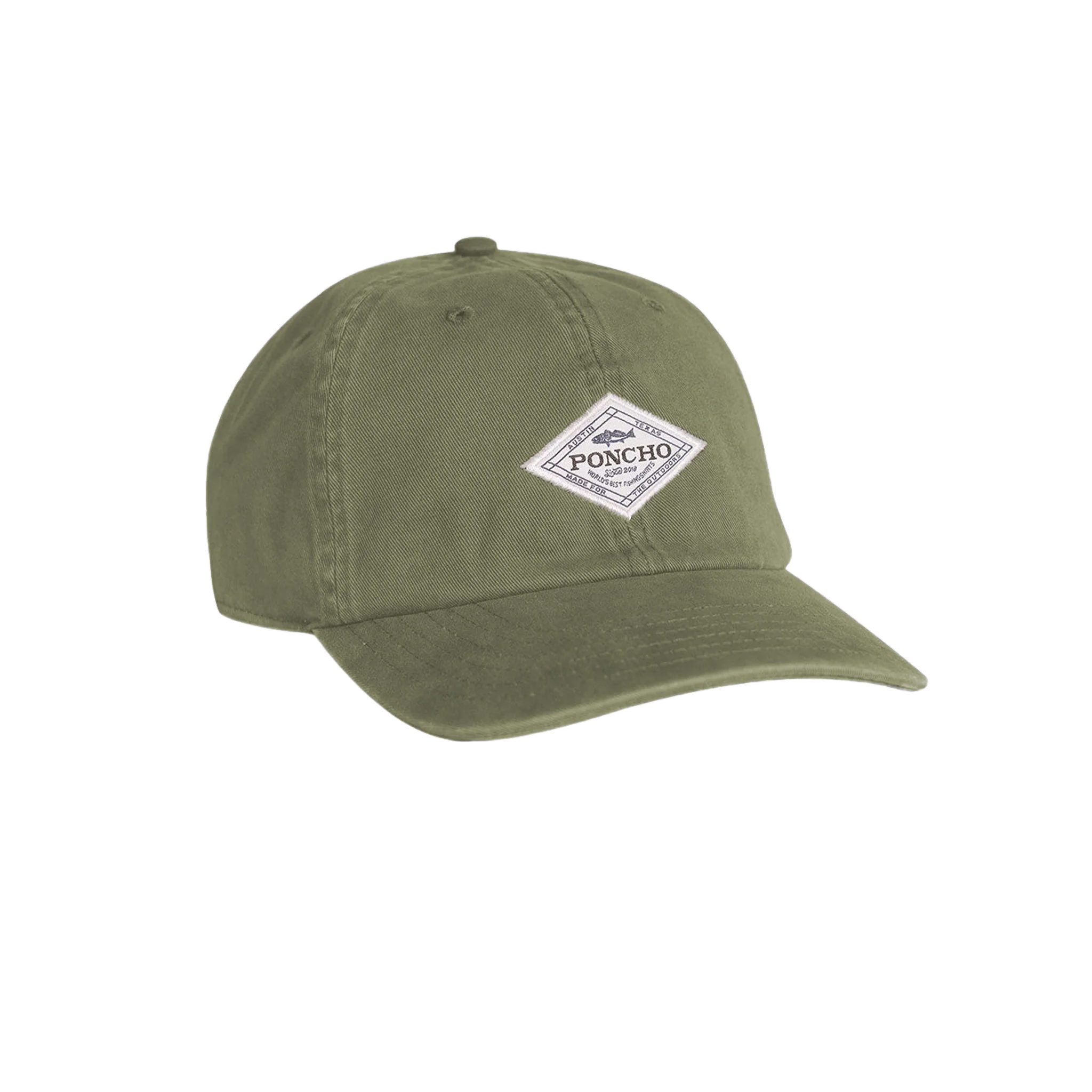 Olive Diamond Patch Hat